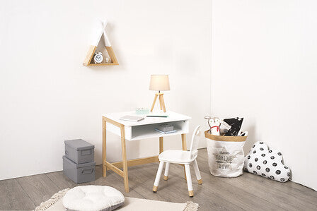 Gyerek íróasztal - Fehér