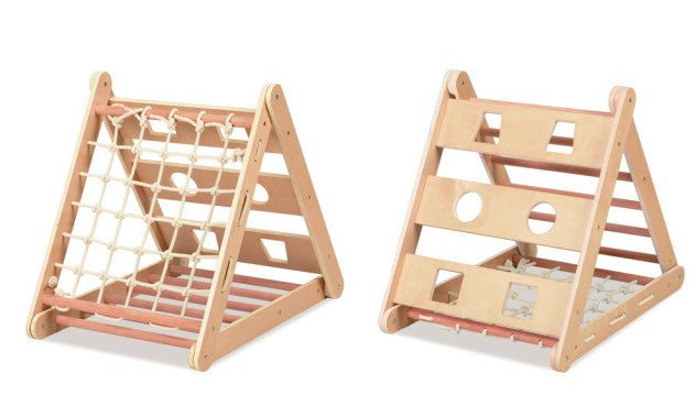 Gyerek játék - Montessori háromszög mászóka kötéllel