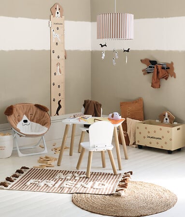 Gurulós játéktartó láda - Kutyus