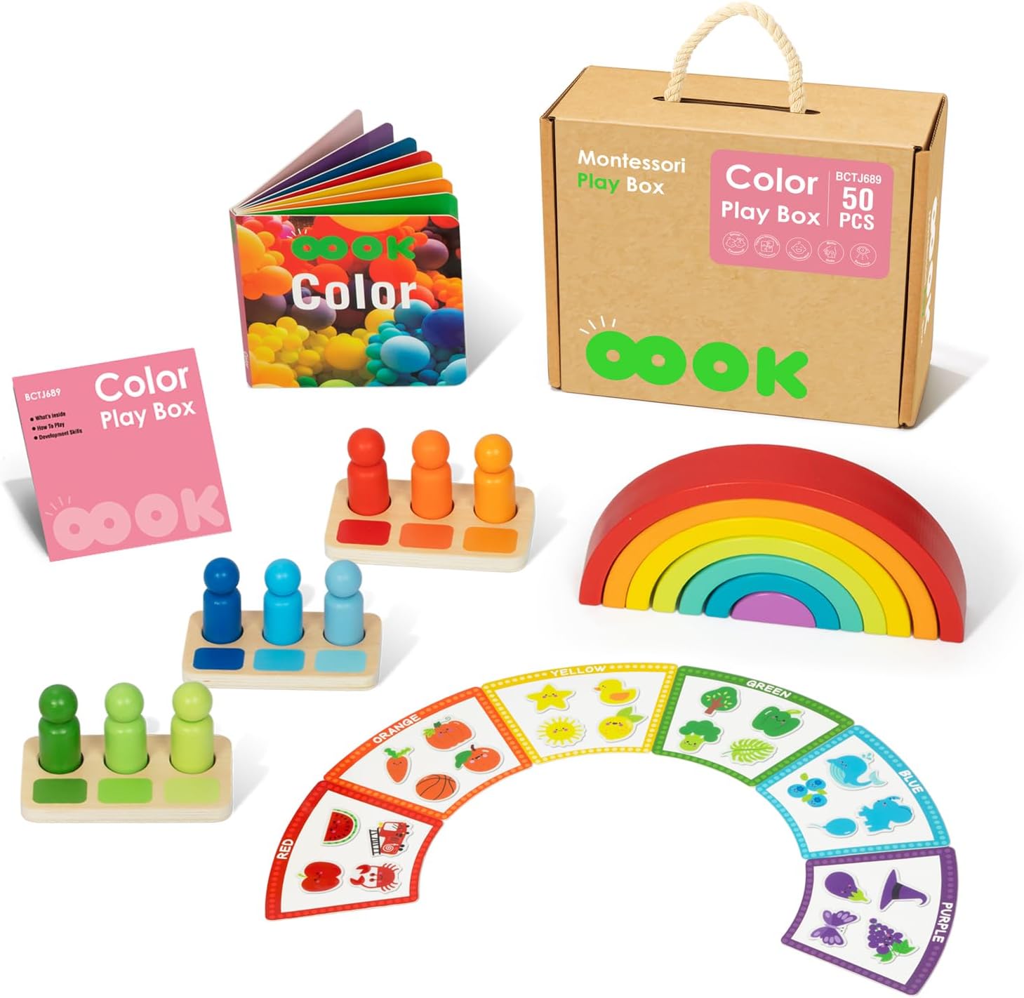 Montessori Oktatódoboz- Színek