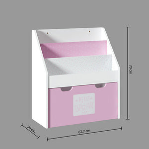 Gyerek könyvtartó állvány- Pink