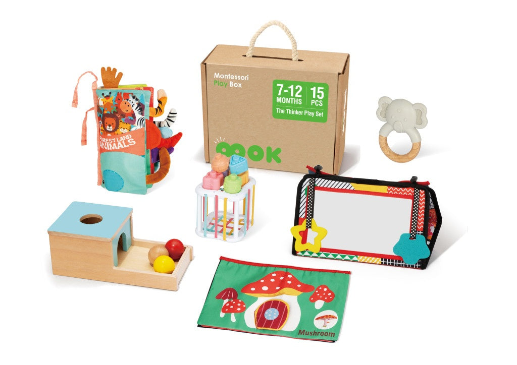 Montessori fejtörő doboz