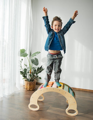 Gyerek játék - Montessori hinta- Szivárvány