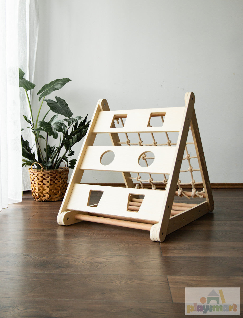 Gyerek játék - Montessori háromszög mászóka kötéllel