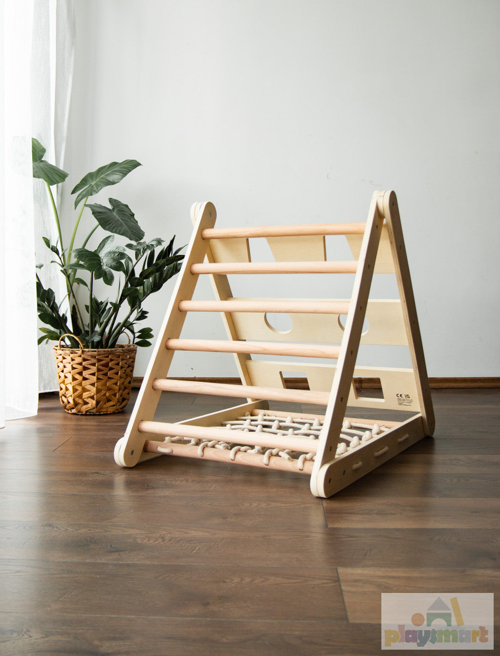 Gyerek játék - Montessori háromszög mászóka kötéllel