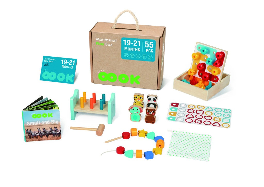 Montessori Oktatódoboz 19-21 hónapos gyerekeknek