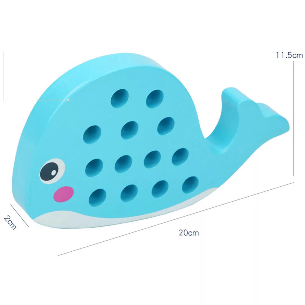 Fűzős játék- Bálna