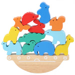 Fa egyensúlyozó játék- Noé bárkája