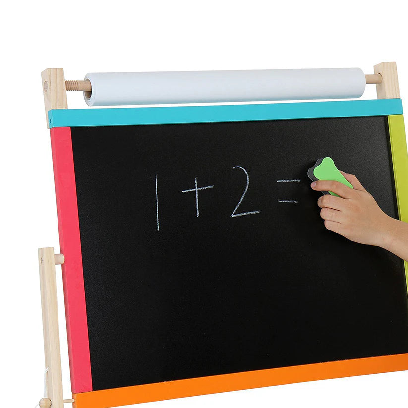 Gyerek 3 az egyben fa rajztábla