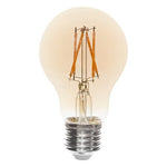 LED izzó A60 9W E27- Borostyán