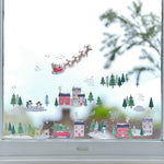 karácsonyi ablak matrica