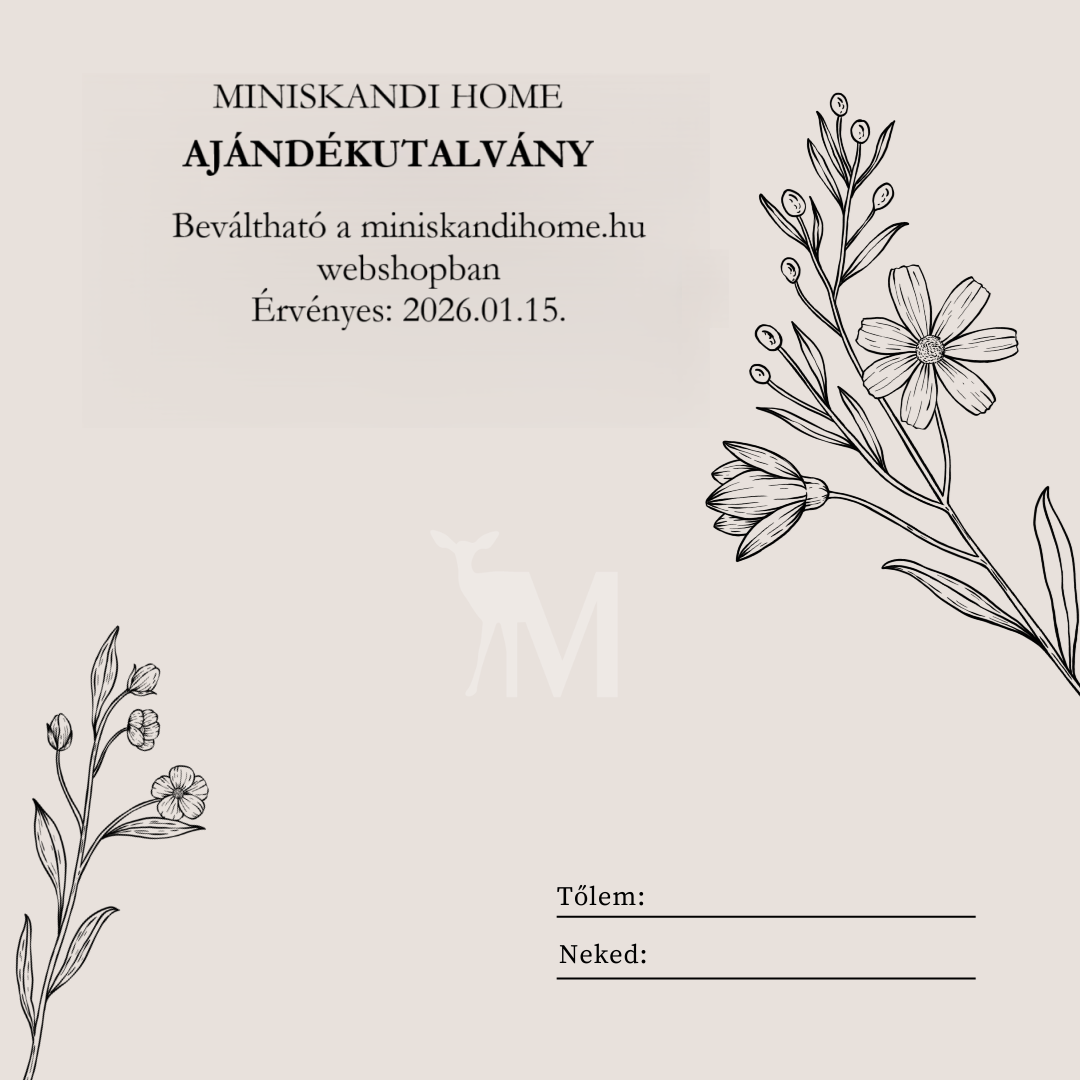 Miniskandi Home Ajándékutalvány 5000 Ft
