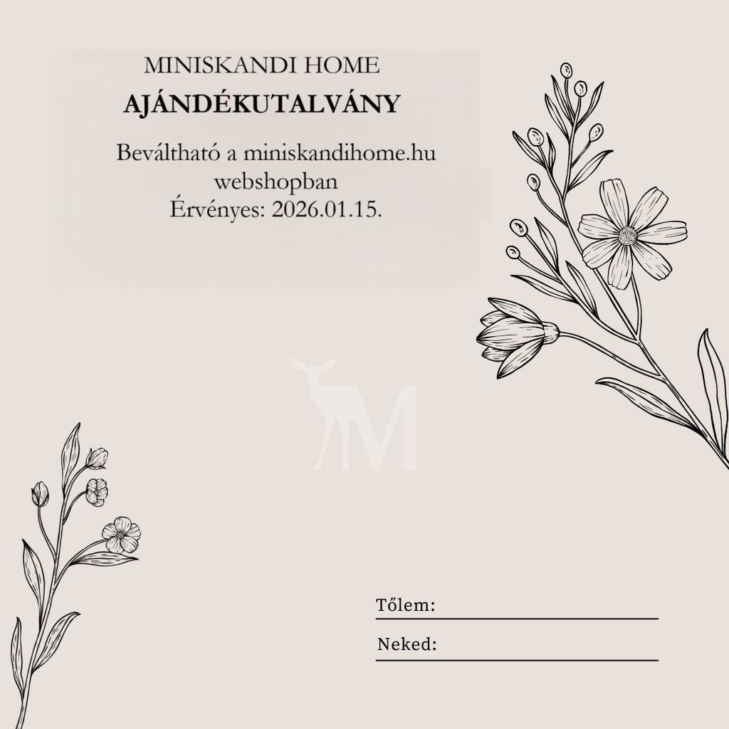 Miniskandi Home Ajándékutalvány 5000 Ft