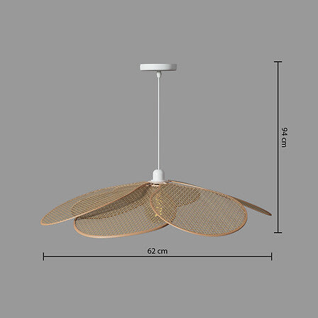 Mennyezeti lámpa - Bambusz virág 62 cm