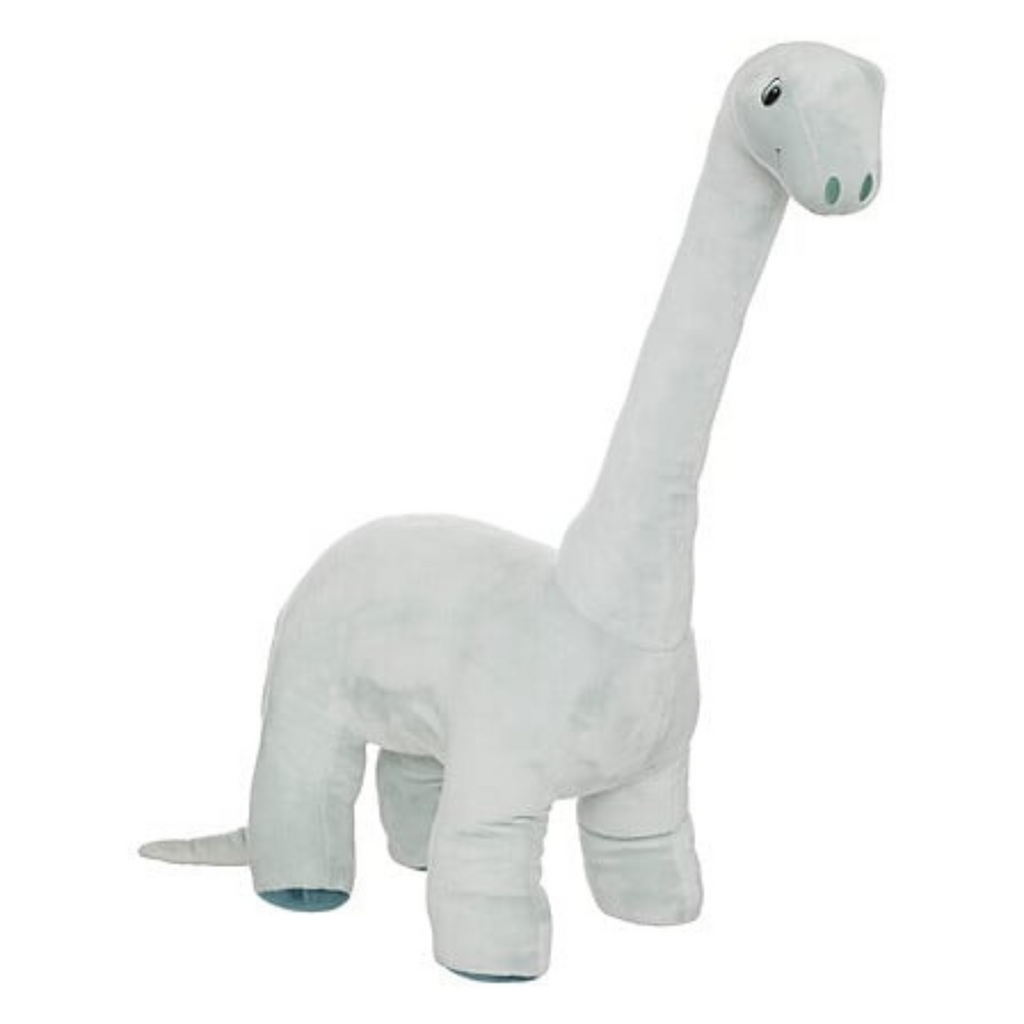 Elio világoskék dinoszaurusz plüssfigura 90 cm magas – XXL méret