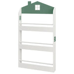 Házikó könyvespolc – 4 polccal (60x39x91.5 cm)