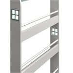 Házikó könyvespolc – 4 polccal (60x39x91.5 cm)