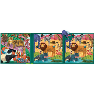 Hordozható mágneses puzzle útközbeni játékhoz