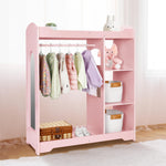 Gyerek nyitott szekrény- Rózsa (99 x 39,5 x 113 cm)
