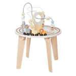 Oktatóasztal kisvasúttal, pasztell