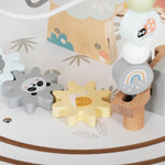 Oktatóasztal kisvasúttal, pasztell