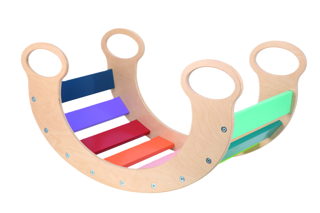 Gyerek játék - Montessori hinta- Szivárvány