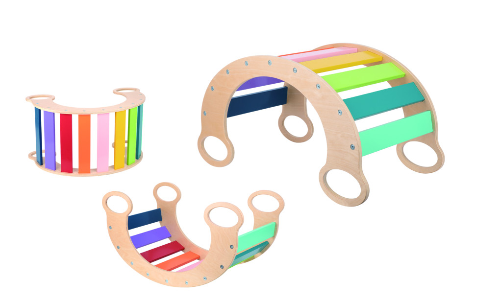 Gyerek játék - Montessori hinta- Szivárvány