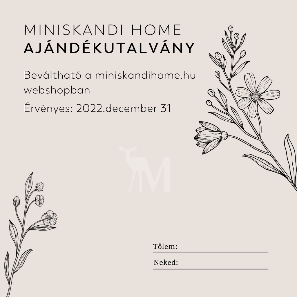 Miniskandi Home Ajándékutalvány 5000 Ft