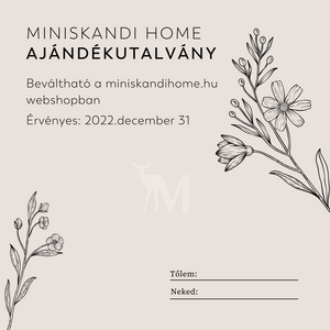 Miniskandi Home Ajándékutalvány 5000 Ft
