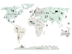 térkép falmatrica trópusi-5