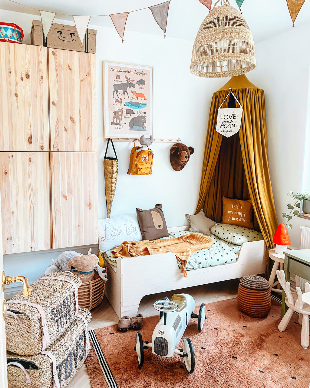 gyerekszoba szőnyeg-boho