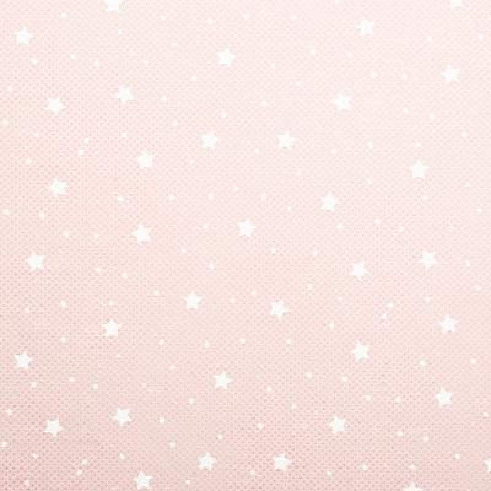 Textil tároló doboz - Rózsaszín csillagos